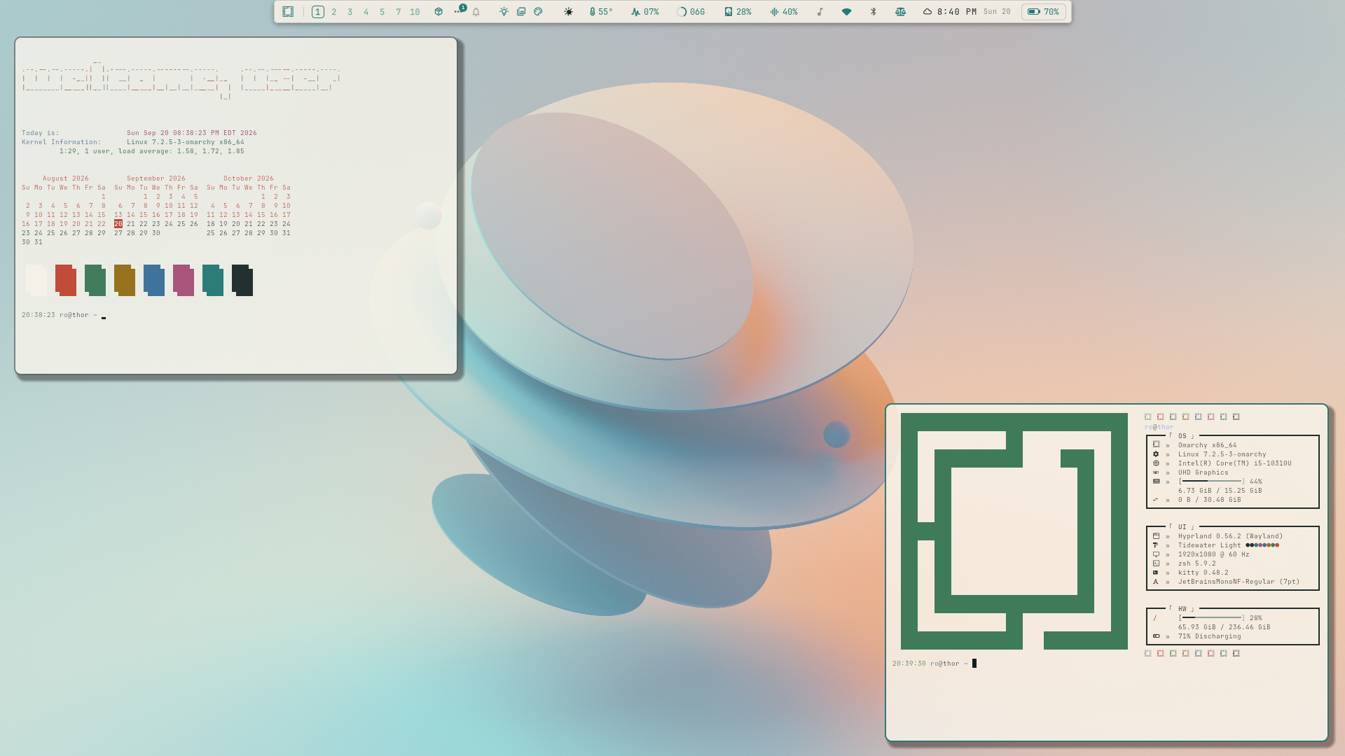 Tidewater Light Theme Screenshot