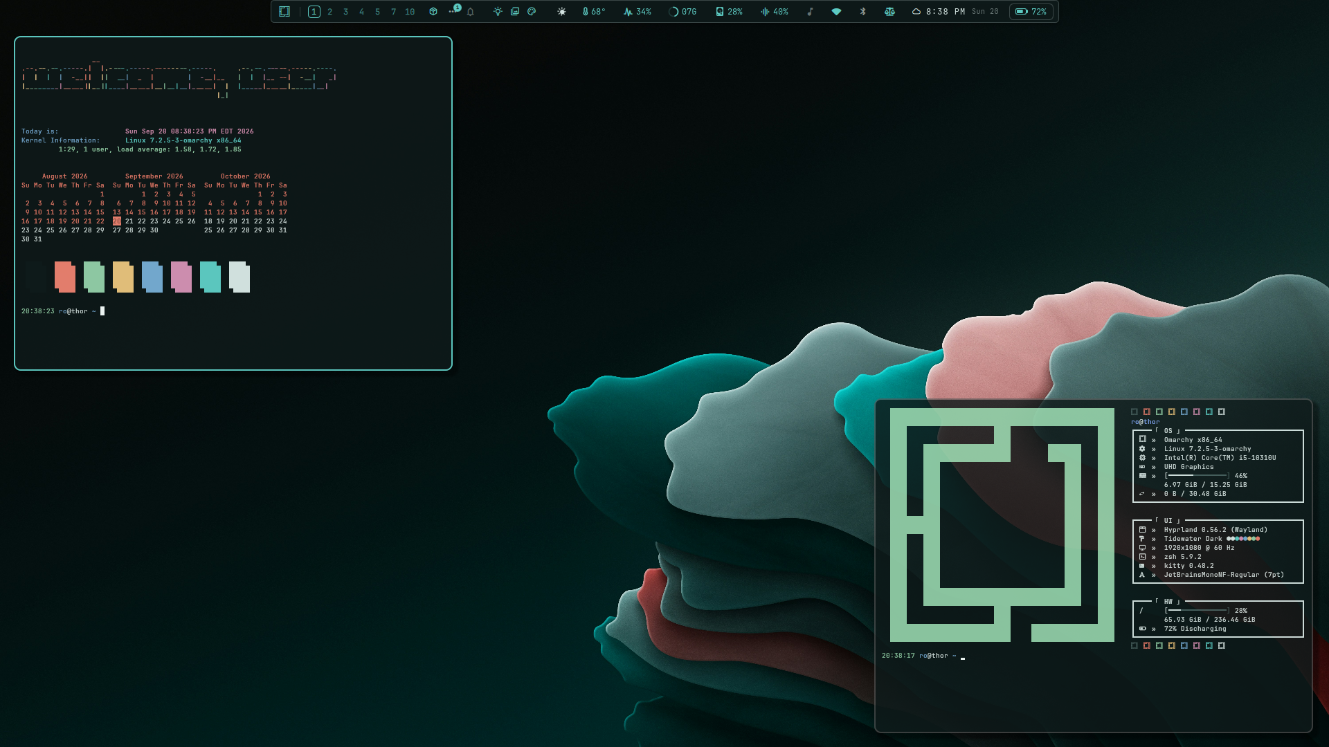 Tidewater Dark Theme Screenshot